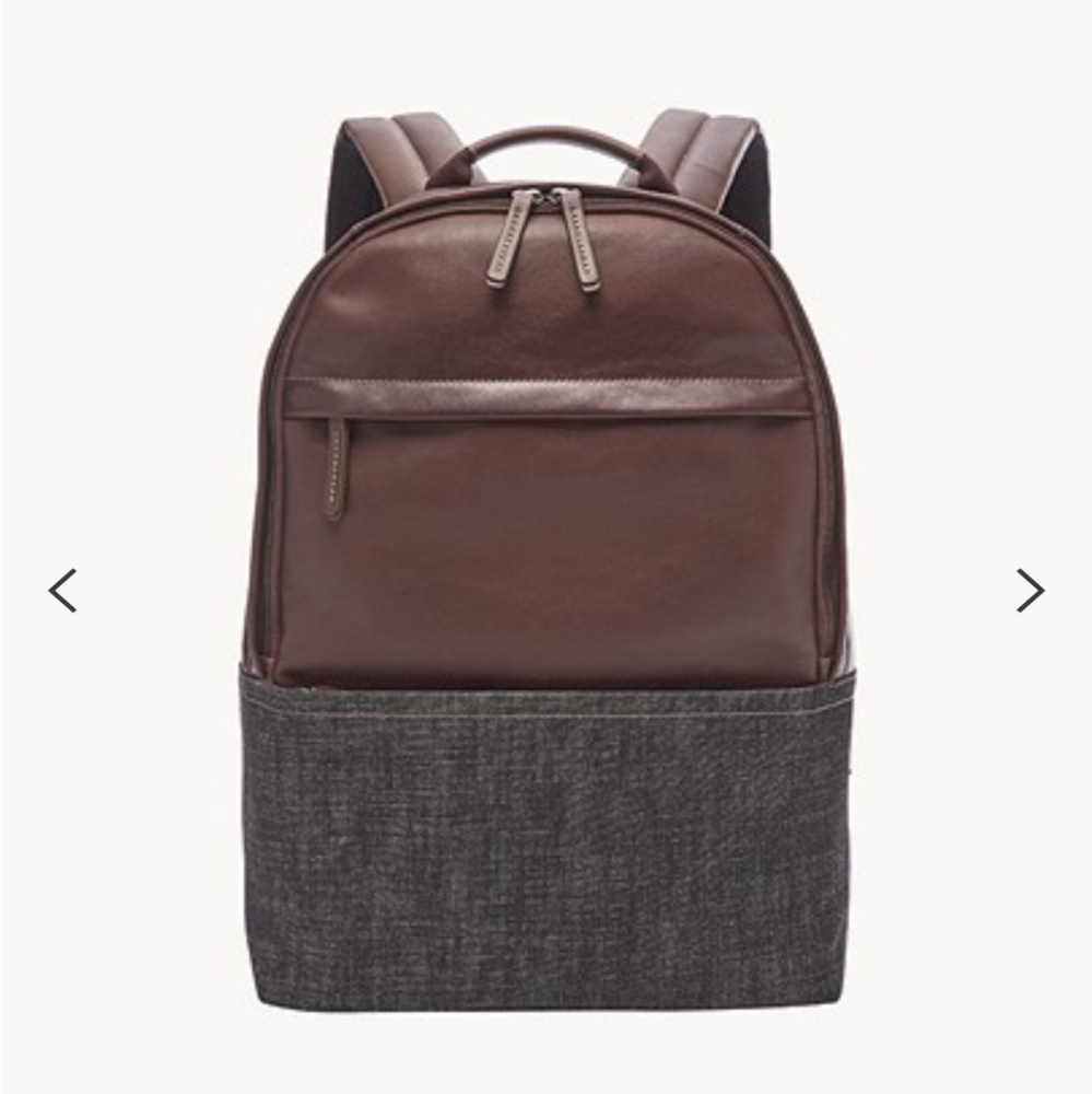 New Fossil leather Kenton style backpack